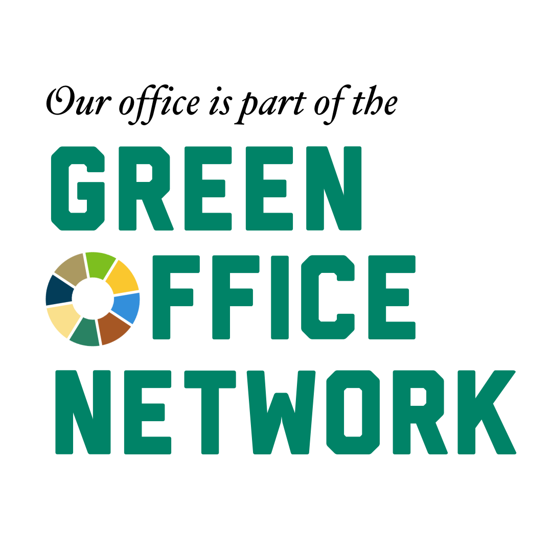 Our office is part of the Green Office Network