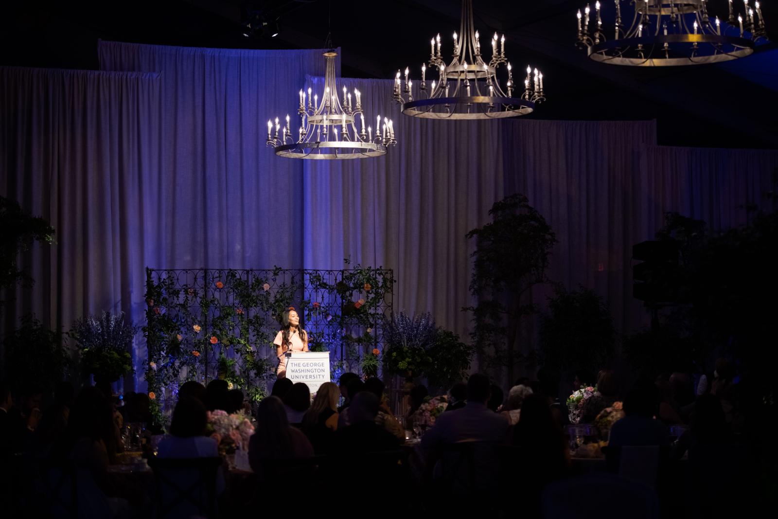 Private Dinner - 3 course plated dinner set banquet style with live program from the stage